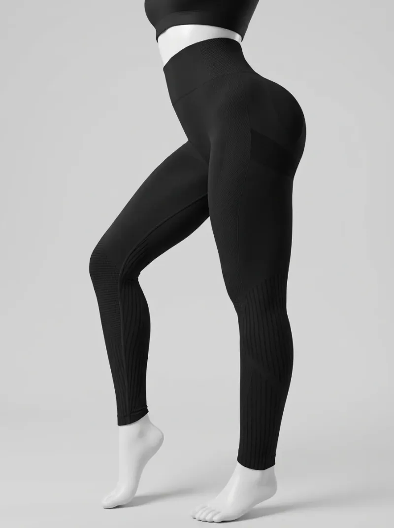 Legging Fitness gainant nylon spandex sans couture gym