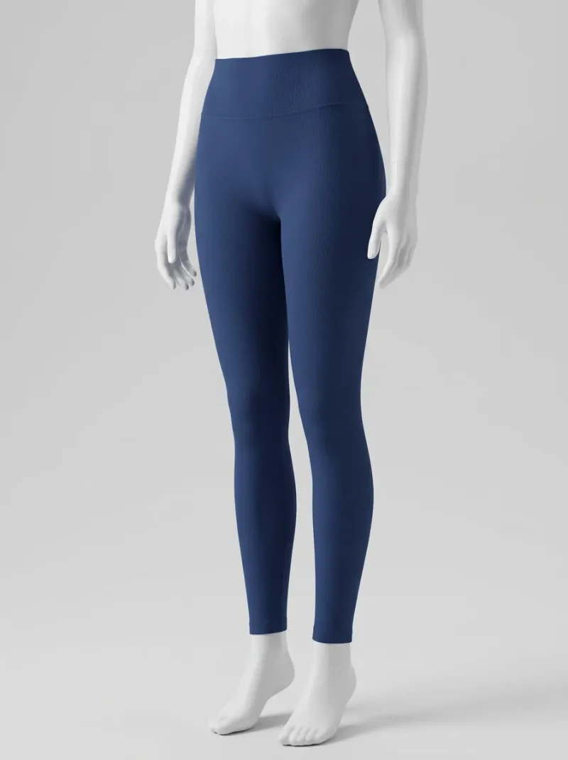 Legging fitness nylon spandex sculptant sport femme