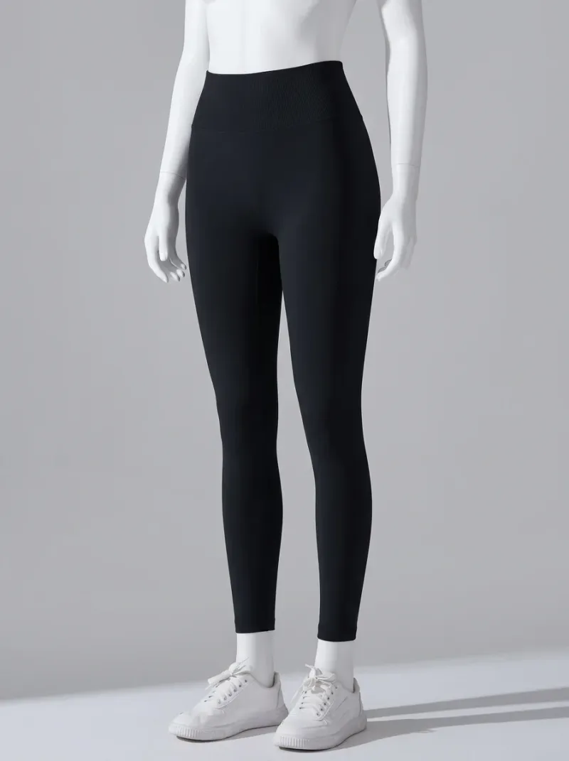Legging fitness nylon spandex sculptant sport femme