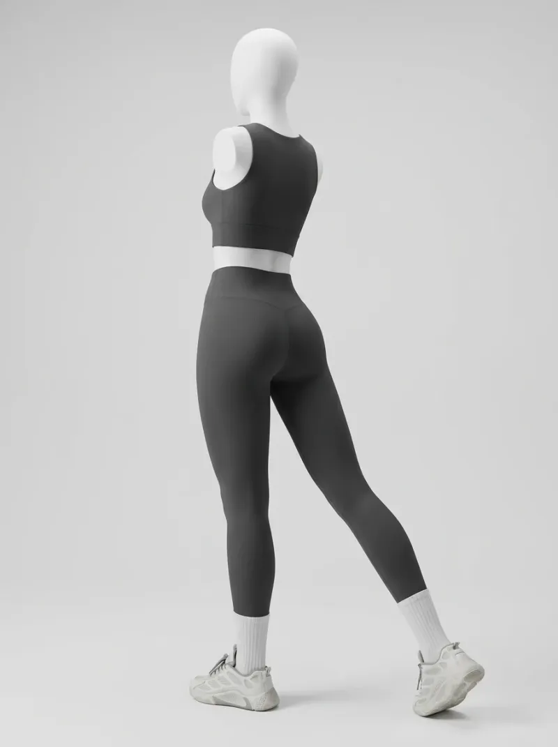 Legging fitness compression nylon spandex yoga femme