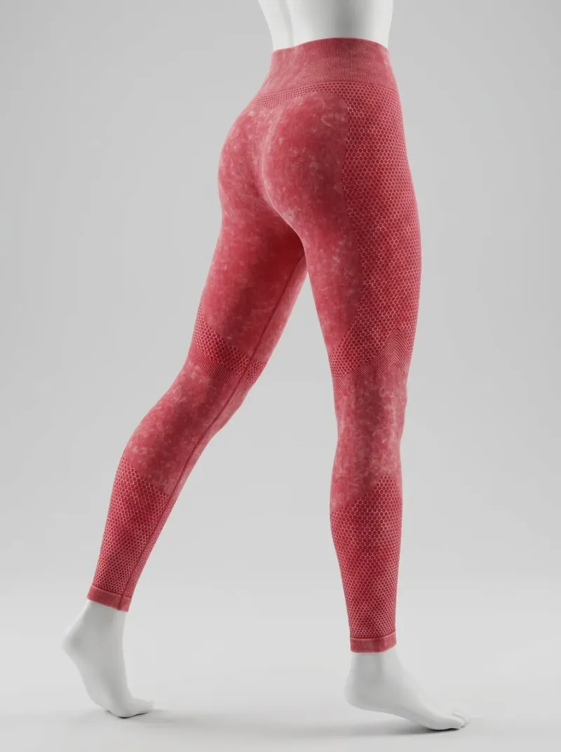 Legging fitness sans couture nylon extensible femme