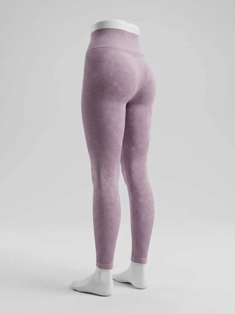 Legging fitness sans couture nylon extensible femme