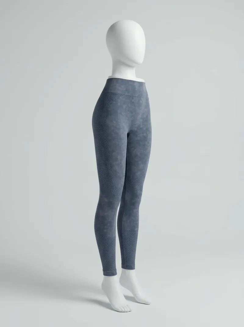 Legging fitness sans couture nylon extensible femme