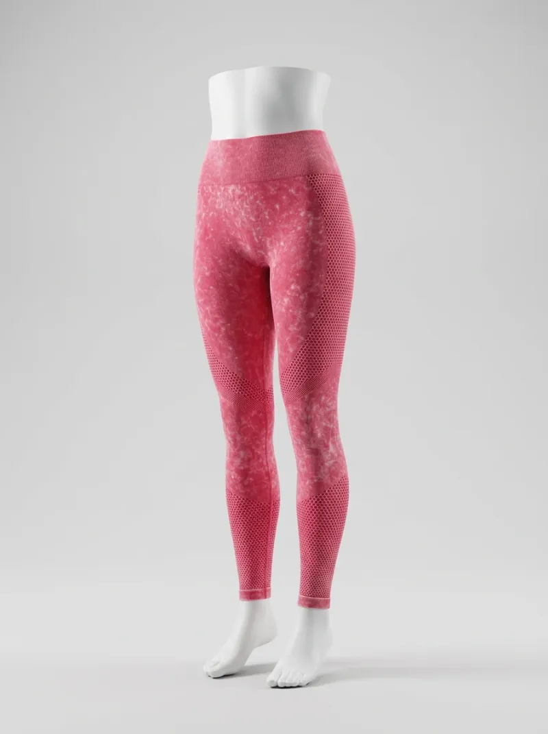 Legging fitness sans couture nylon extensible femme