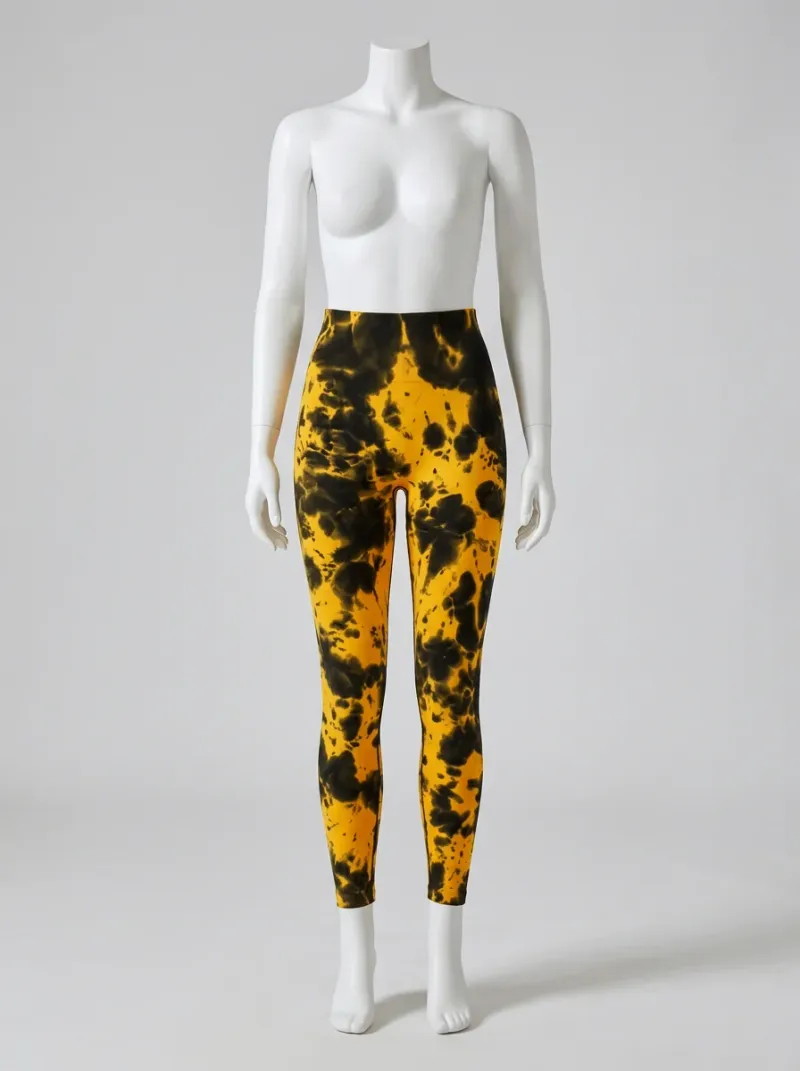 Legging fitness galbant spandex imprimé original femme