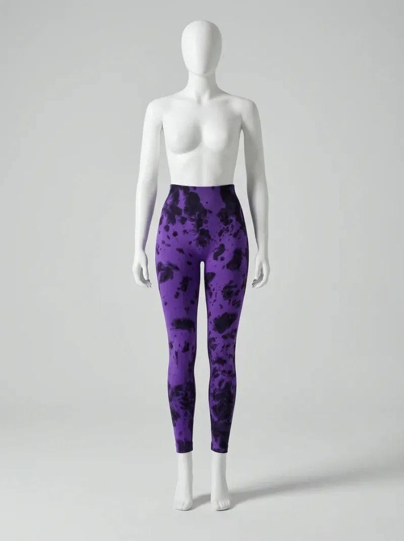 Legging fitness galbant spandex imprimé original femme