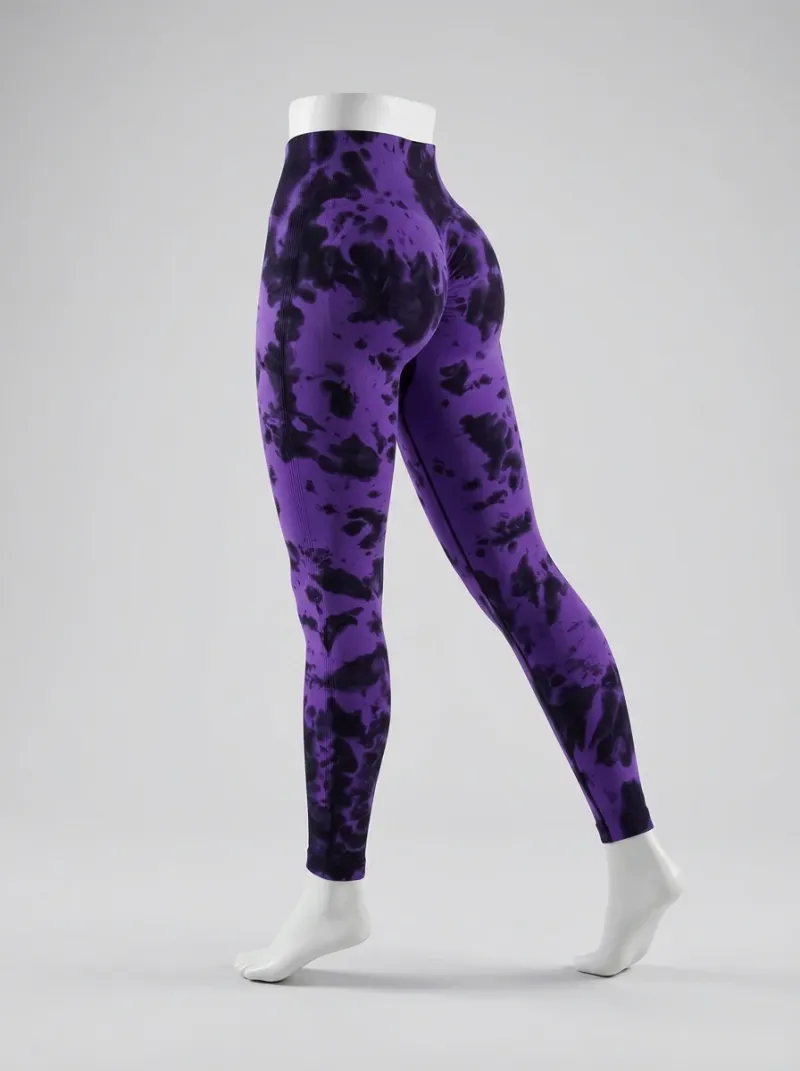 Legging fitness galbant spandex imprimé original femme