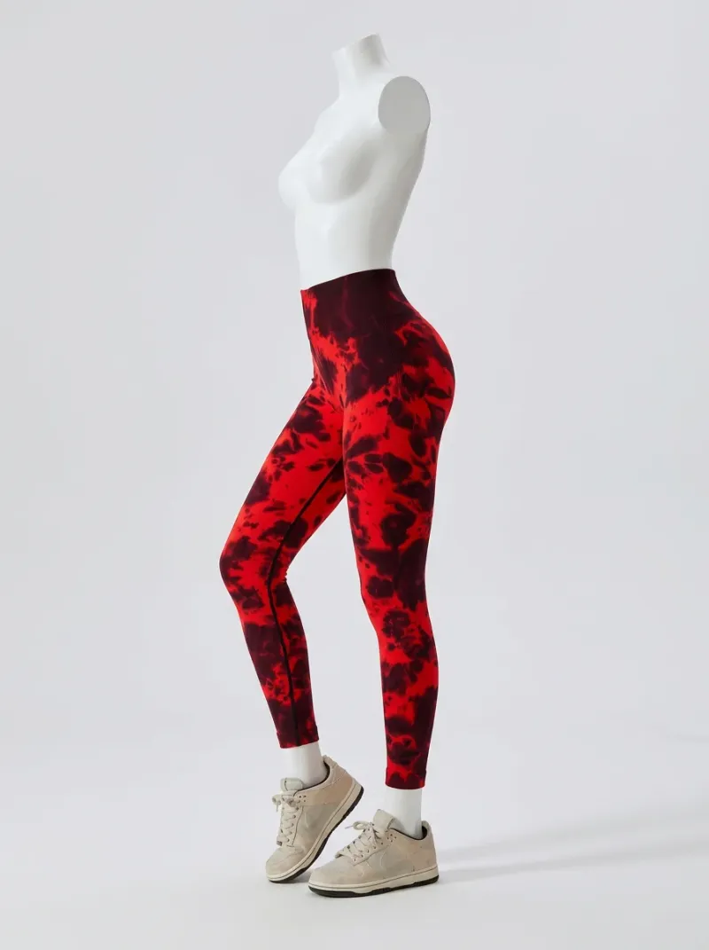 Legging fitness galbant spandex imprimé original femme