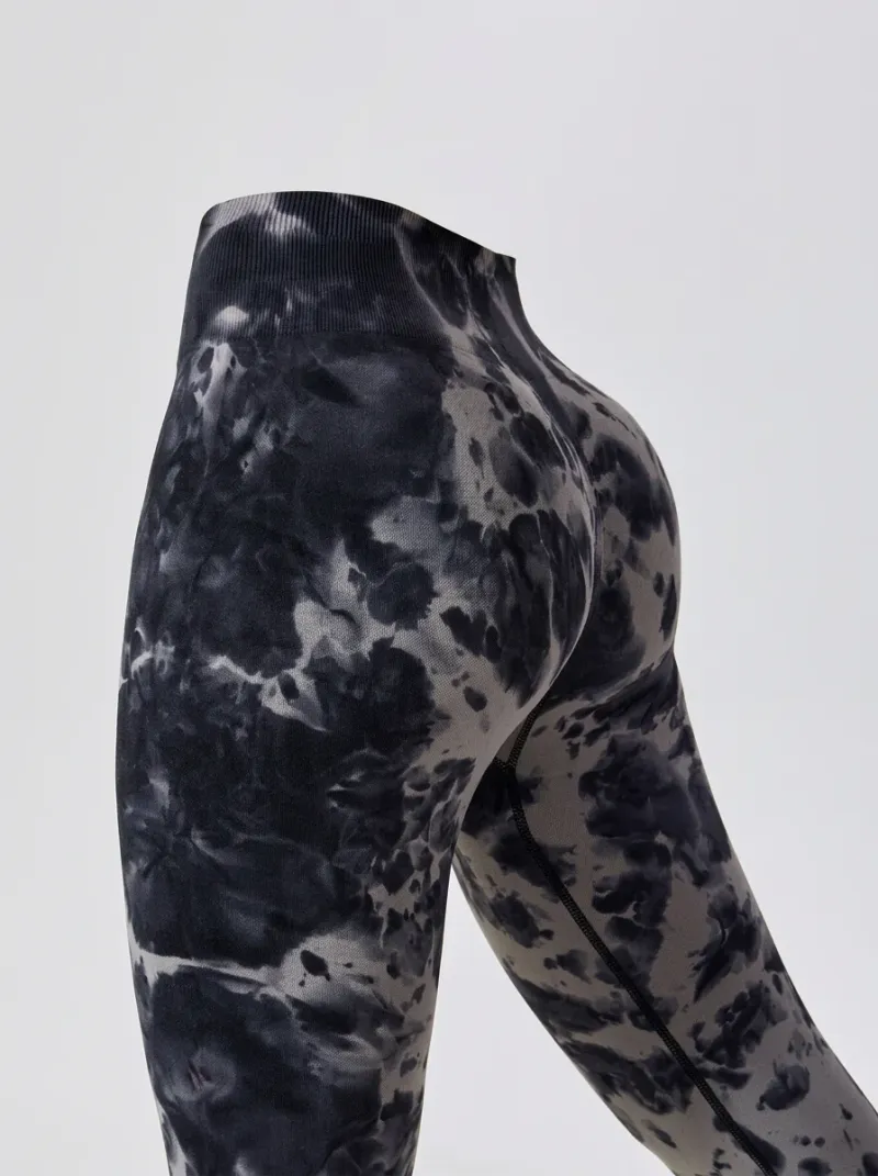 Legging fitness galbant spandex imprimé original femme
