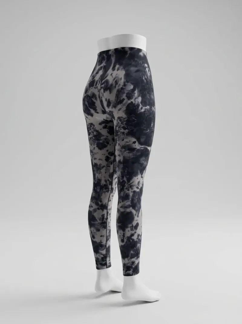 Legging fitness galbant spandex imprimé original femme