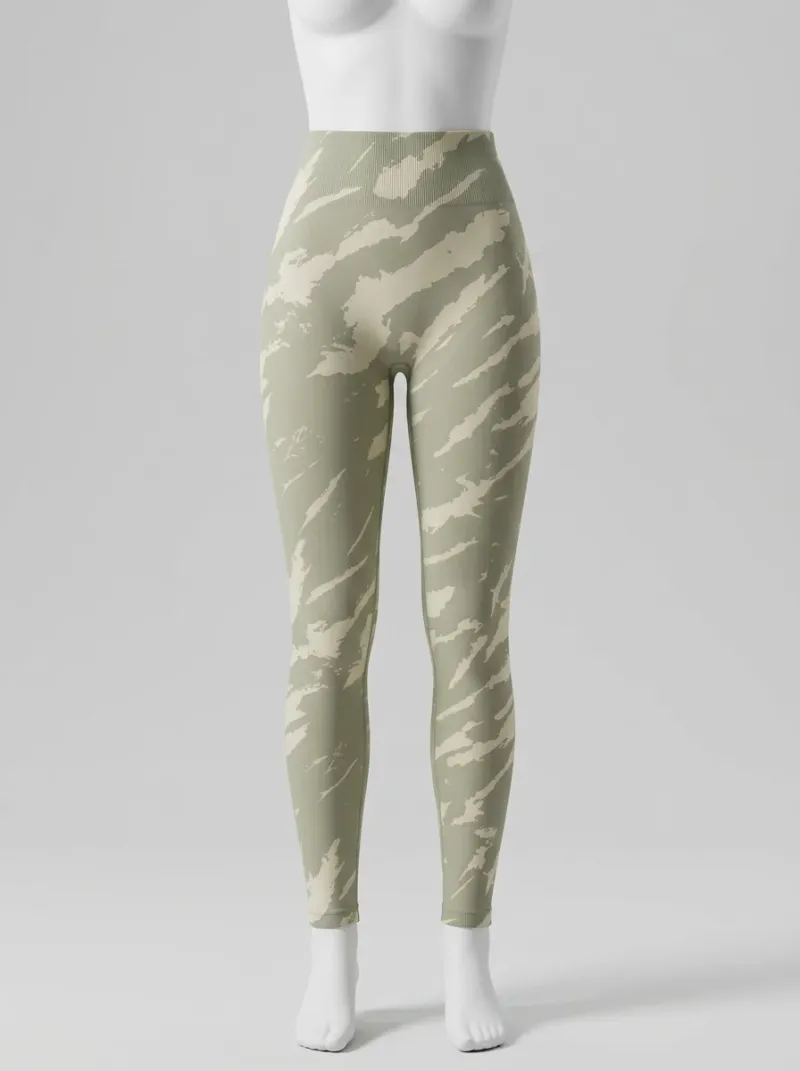 Legging fitness push up taille haute nylon sport