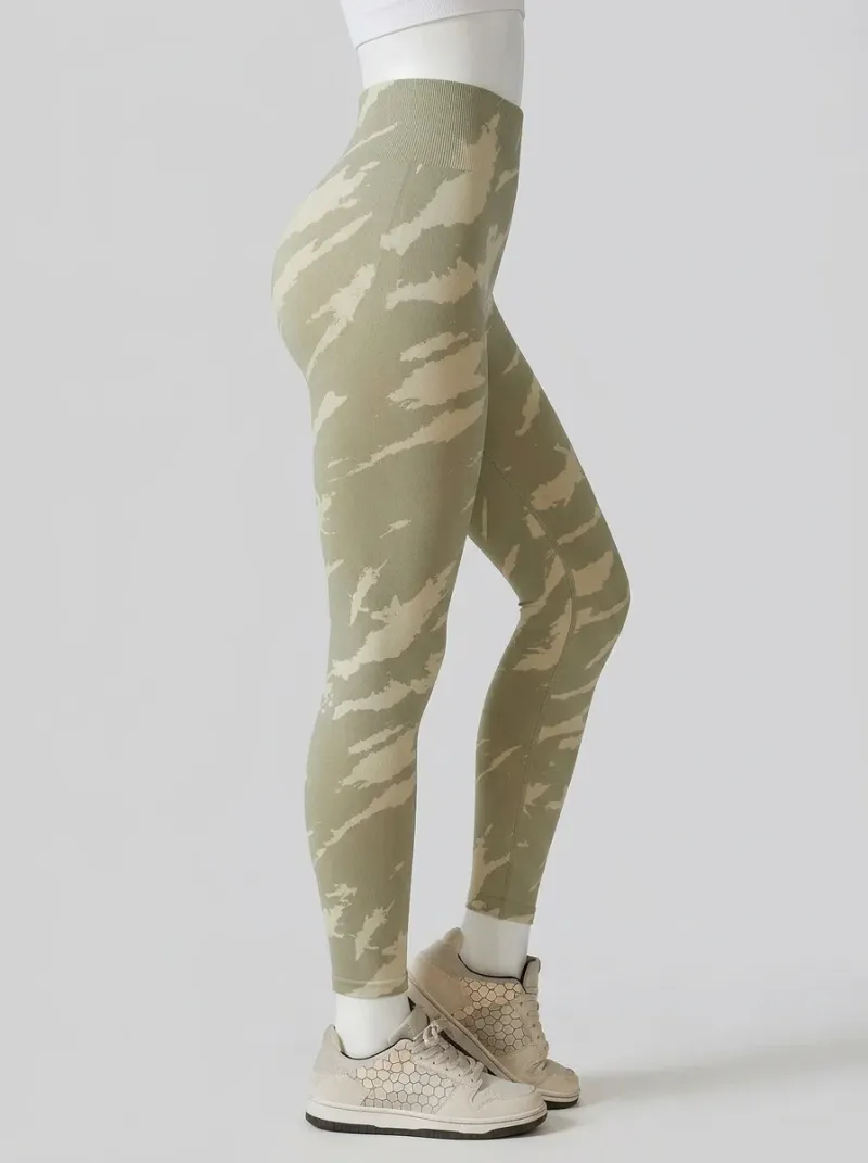 Legging fitness push up taille haute nylon sport