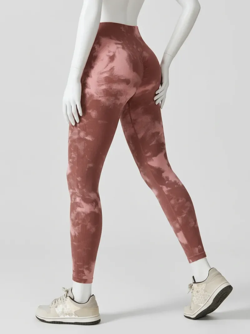 Legging fitness push up taille haute nylon sport