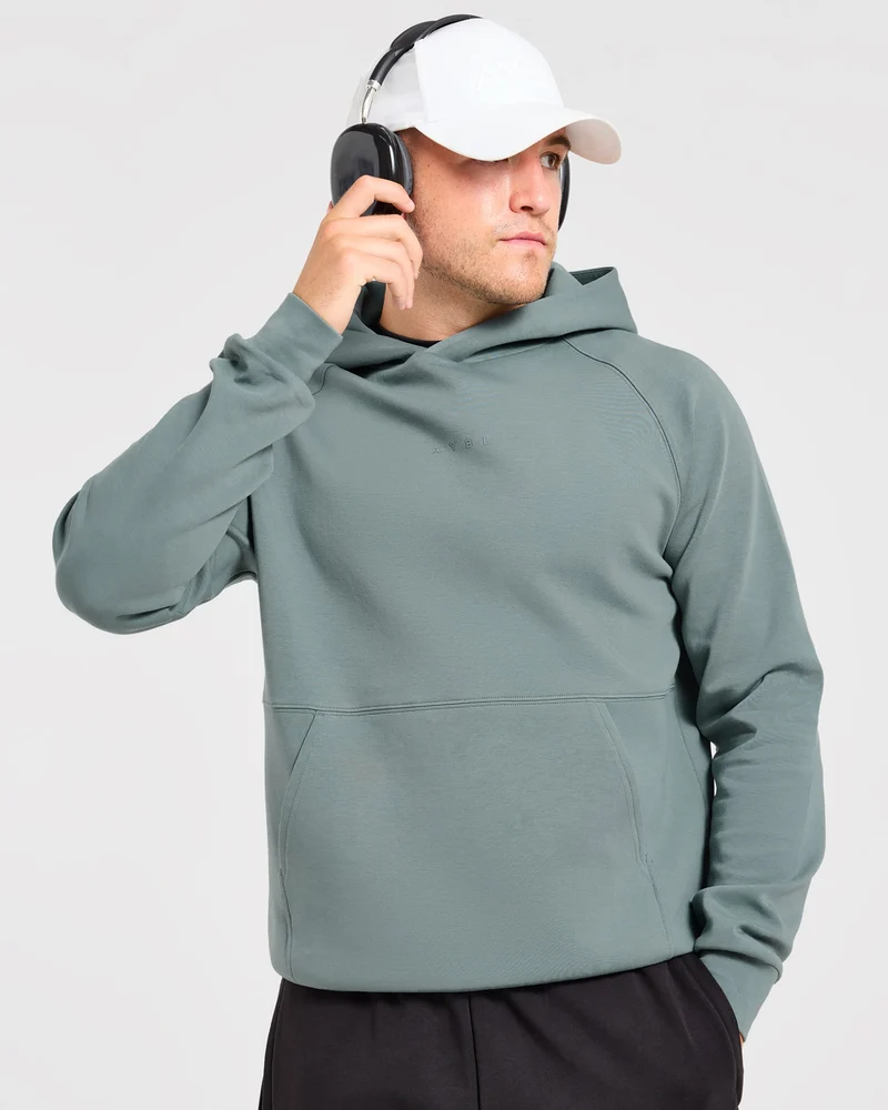 Reinforce Performance Hoodie - Muted Teal