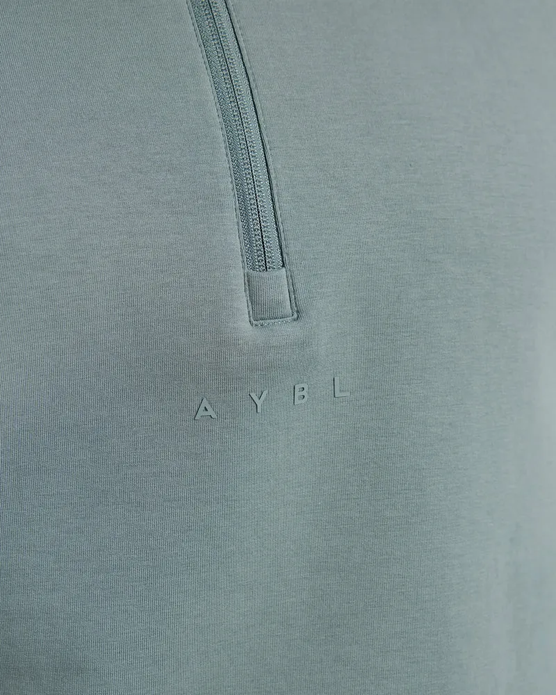 Reinforce Performance 1/2 Zip Pullover - Muted Teal
