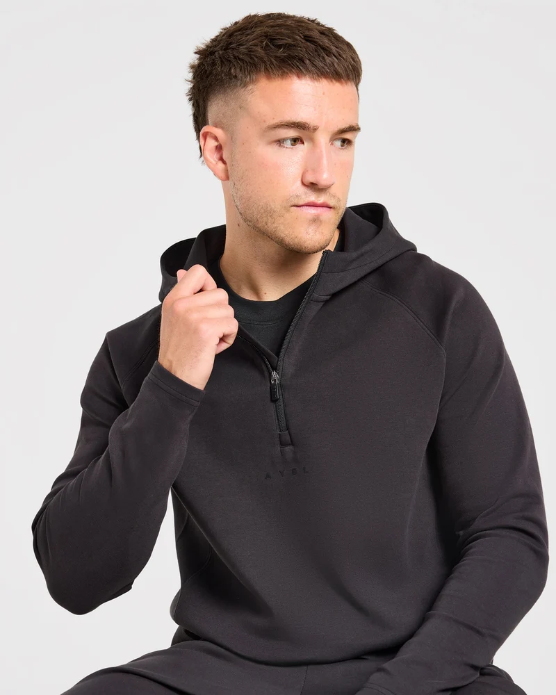 Reinforce Performance 1/2 Zip Pullover - Noir