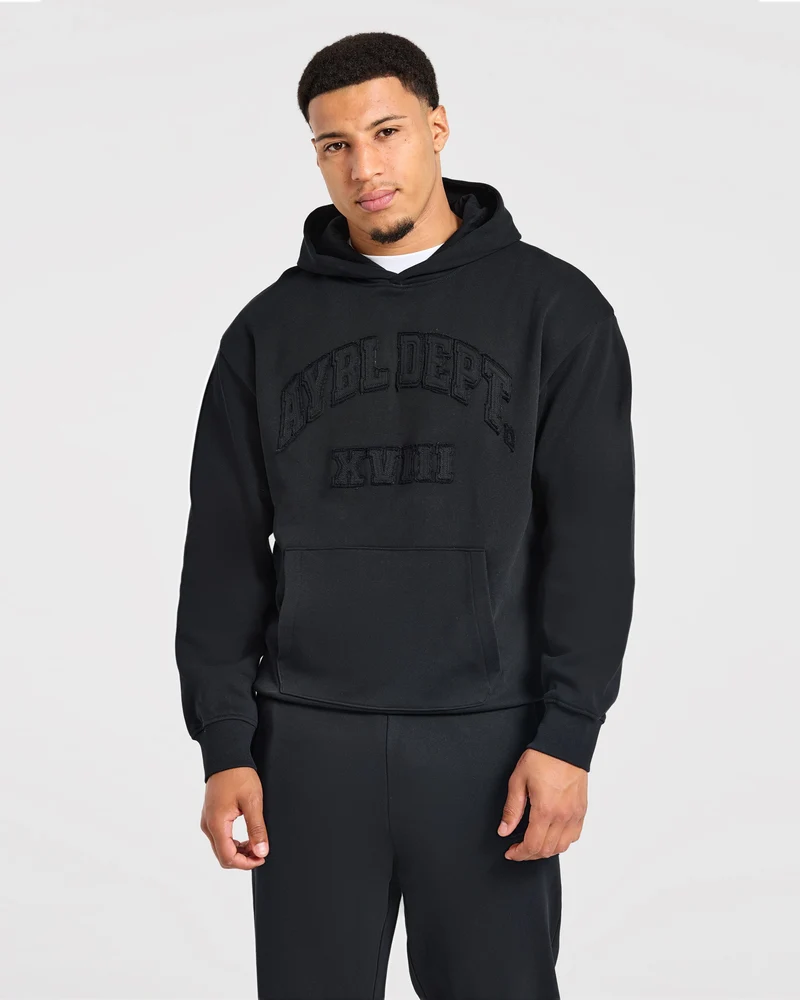 Effortless Oversized Hoodie - Noir