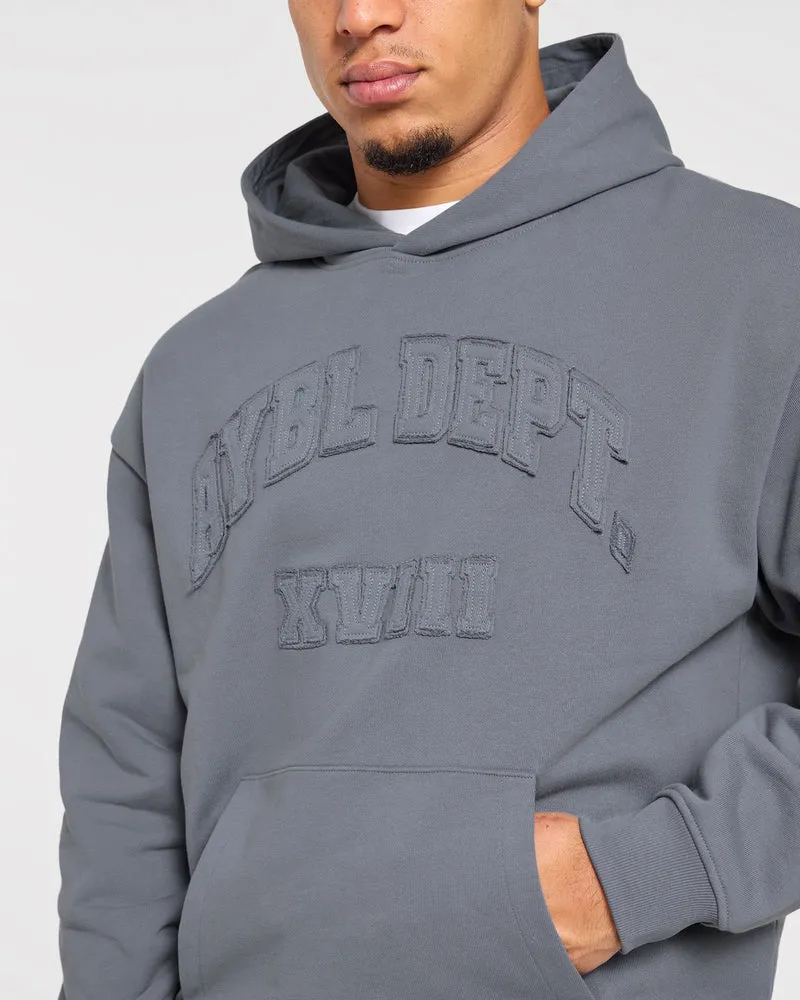 Effortless Oversized Hoodie - Deep Slate