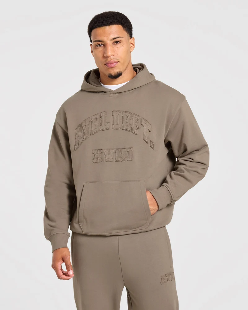 Effortless Oversized Hoodie - Deep Ecru