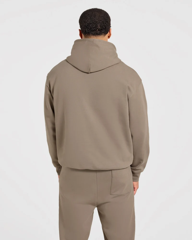 Effortless Oversized Hoodie - Deep Ecru