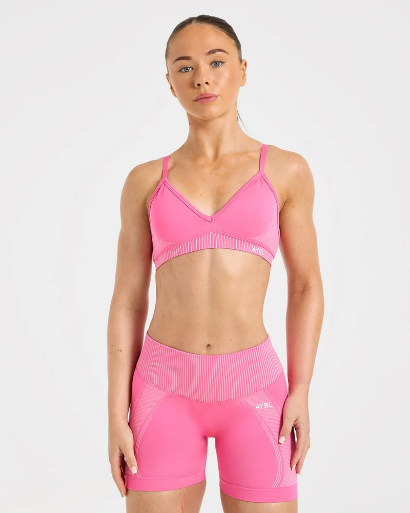 Charge Seamless Sports Bra - Rose
