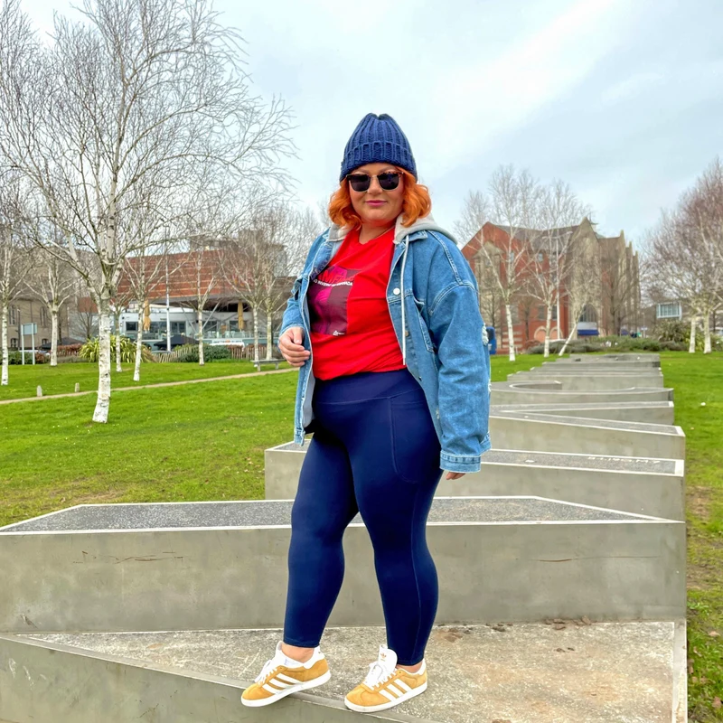 Squat Proof Short Leggings - Navy