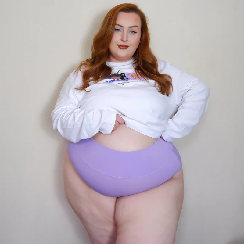 Organic Cotton Full Brief Knickers - Cassis de Violet