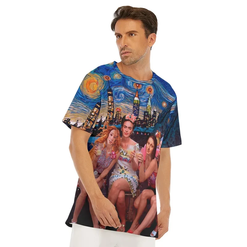Venus, Frida, Mona and Vermeer’s Girls Night T-Shirt