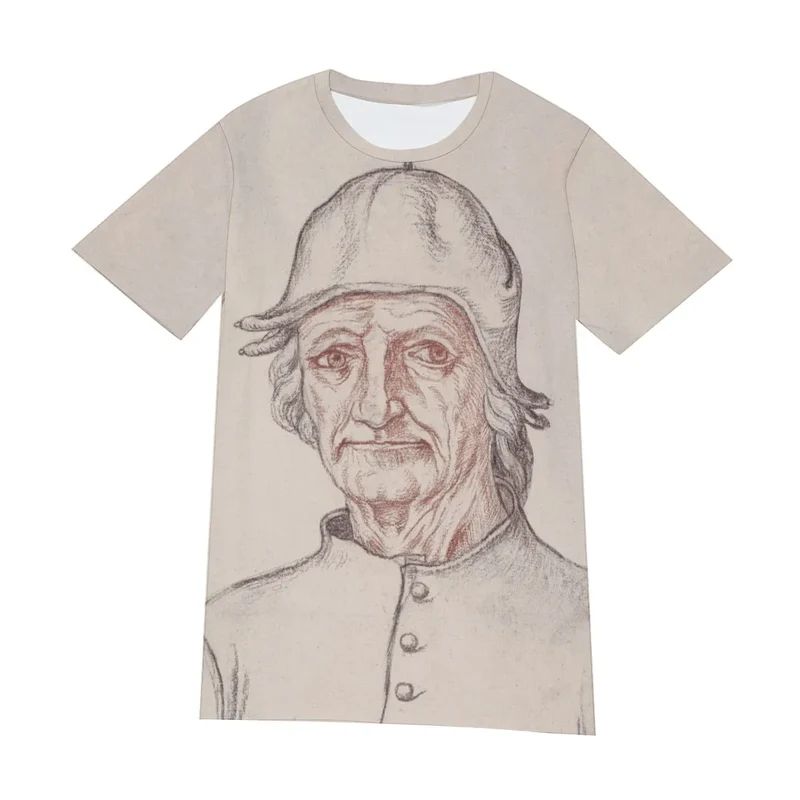 Hieronymus Bosch Portrait Drawing T-Shirt