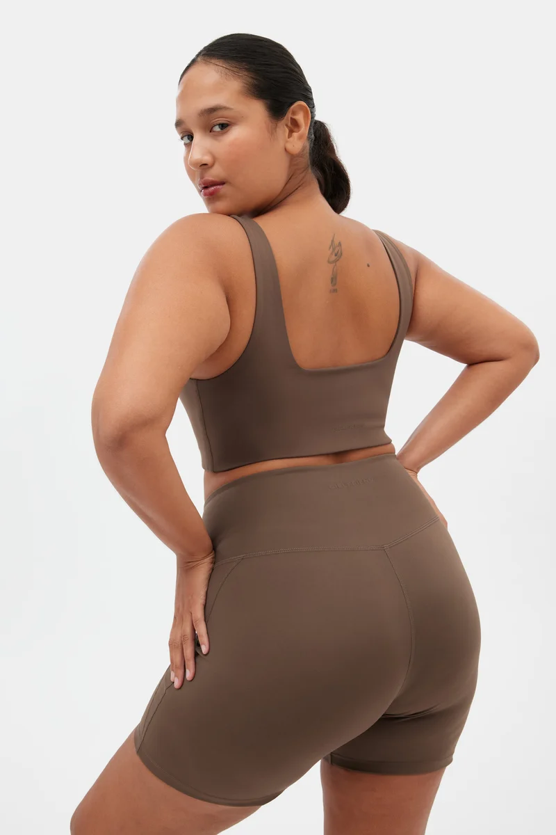 Short de course taille haute