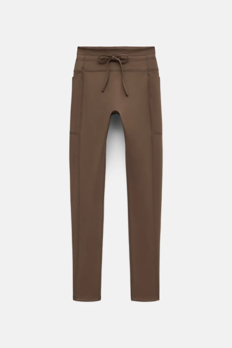 Legging de compression à poches et cordon de serrage
