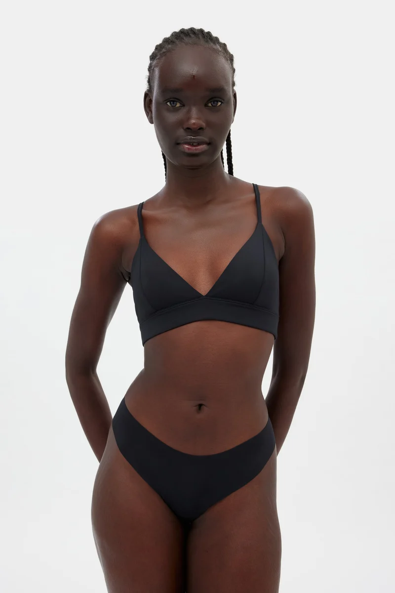 Soutien-gorge triangle noir