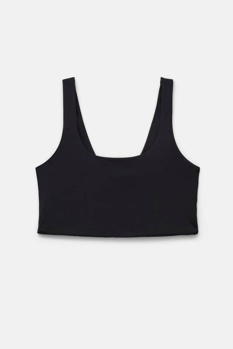 Brassière noire échancrée