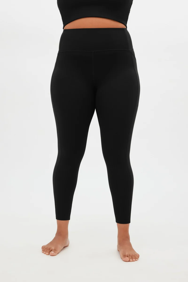 Legging de compression noir à poche