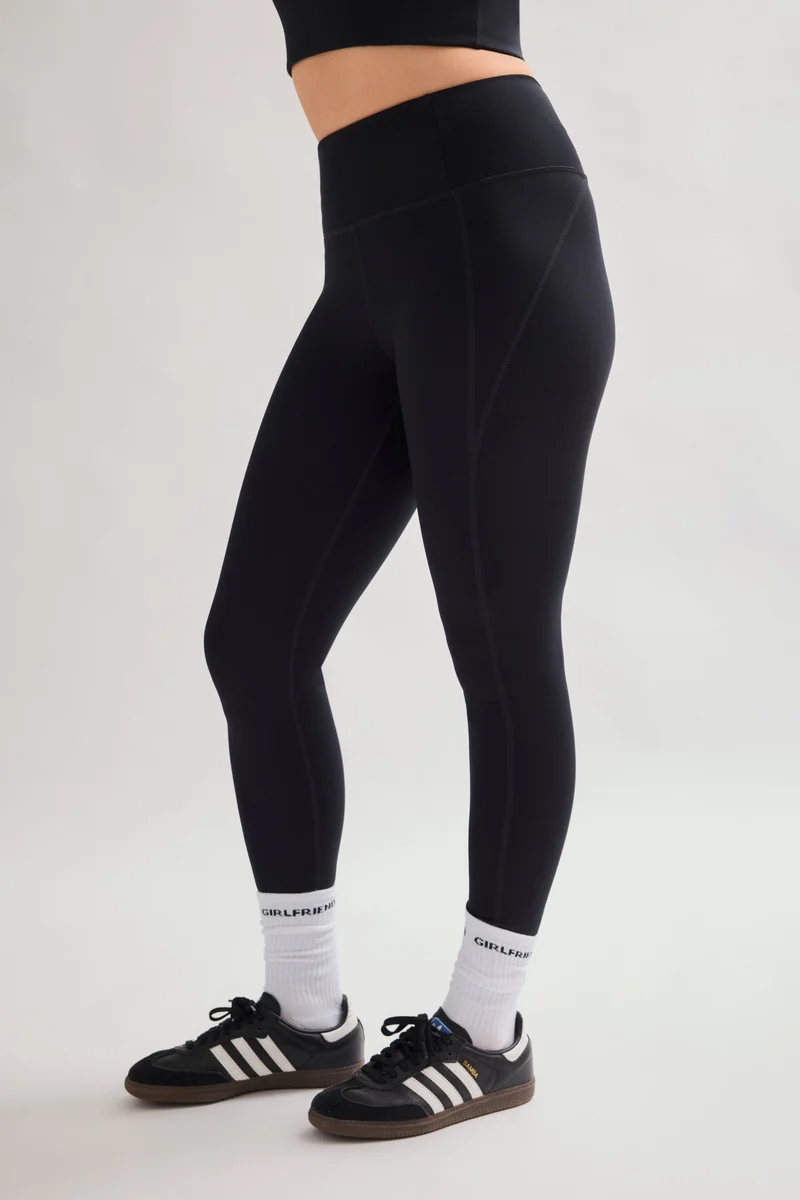 Legging noir de compression taille haute