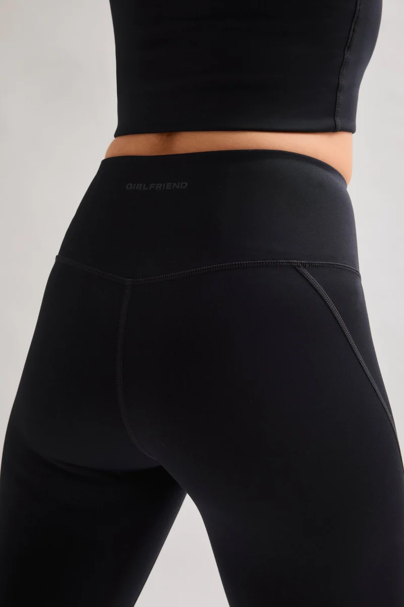 Legging noir de compression taille haute