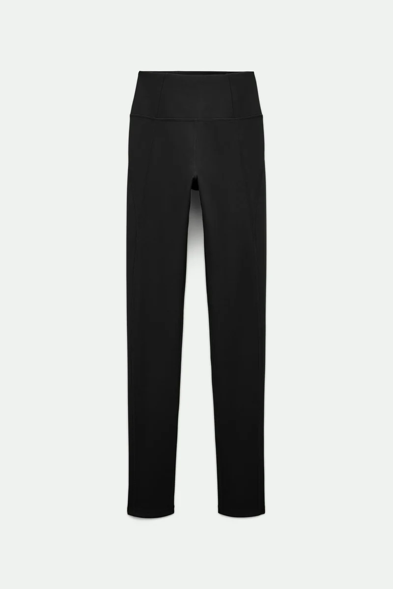 Legging noir de compression taille haute
