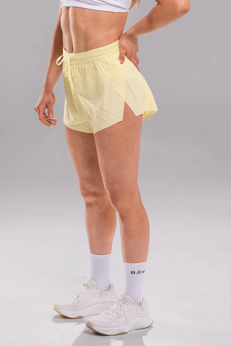 Halo Short Mid|High Rise - Lemon Butter