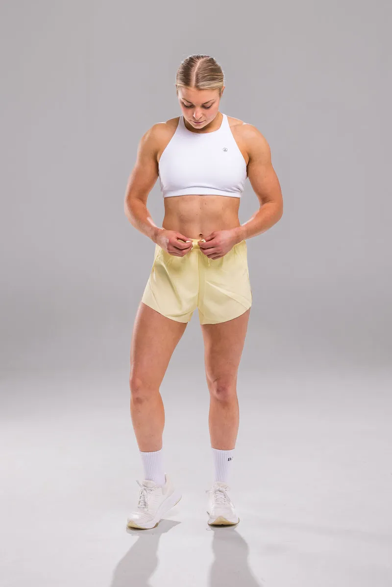 Halo Short Mid|High Rise - Lemon Butter