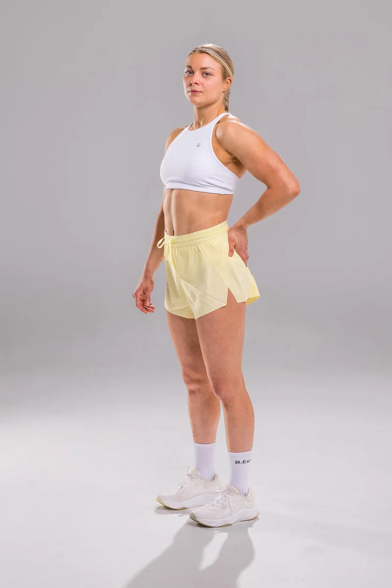 Halo Short Mid|High Rise - Lemon Butter