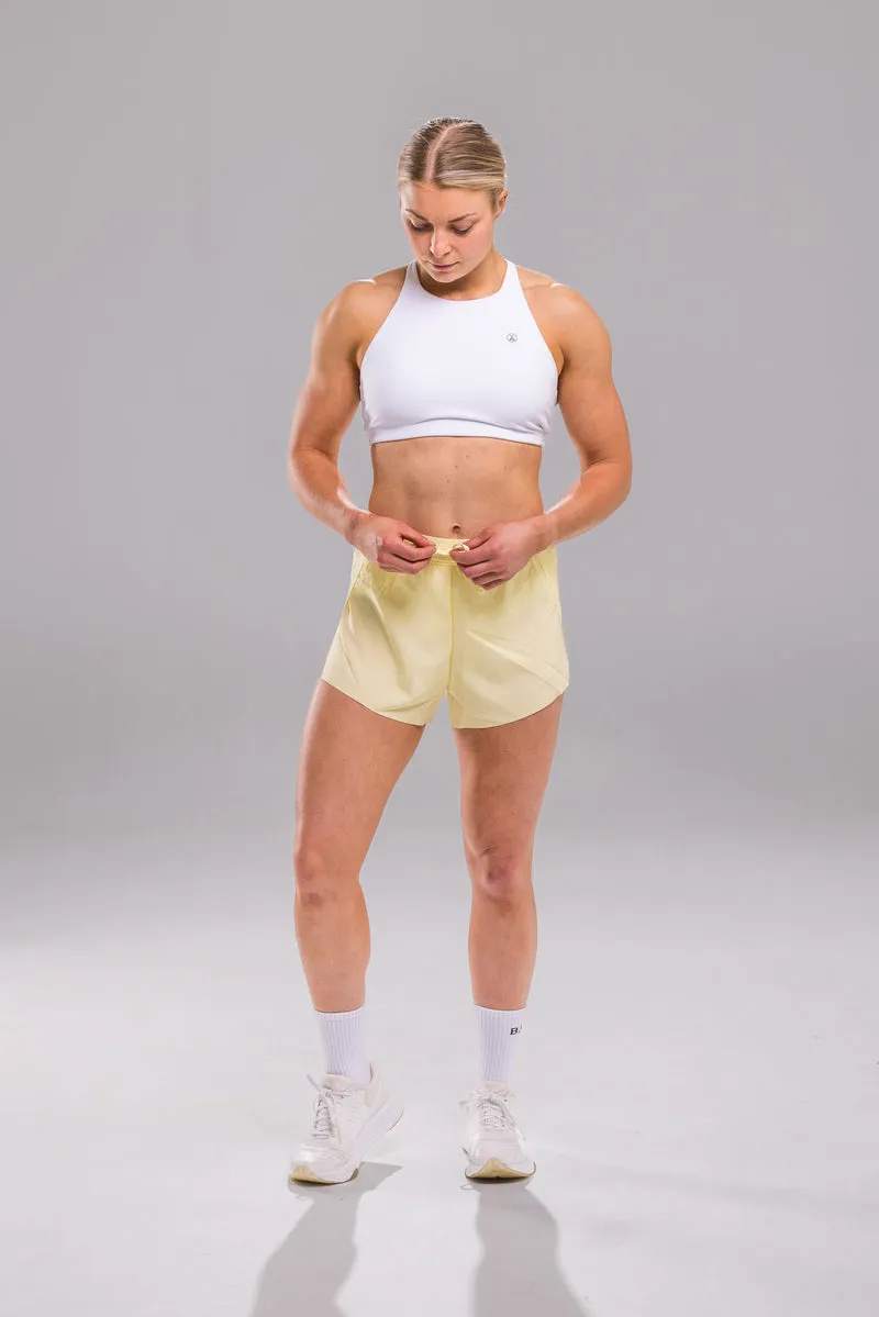 Halo Short Mid|High Rise - Lemon Butter
