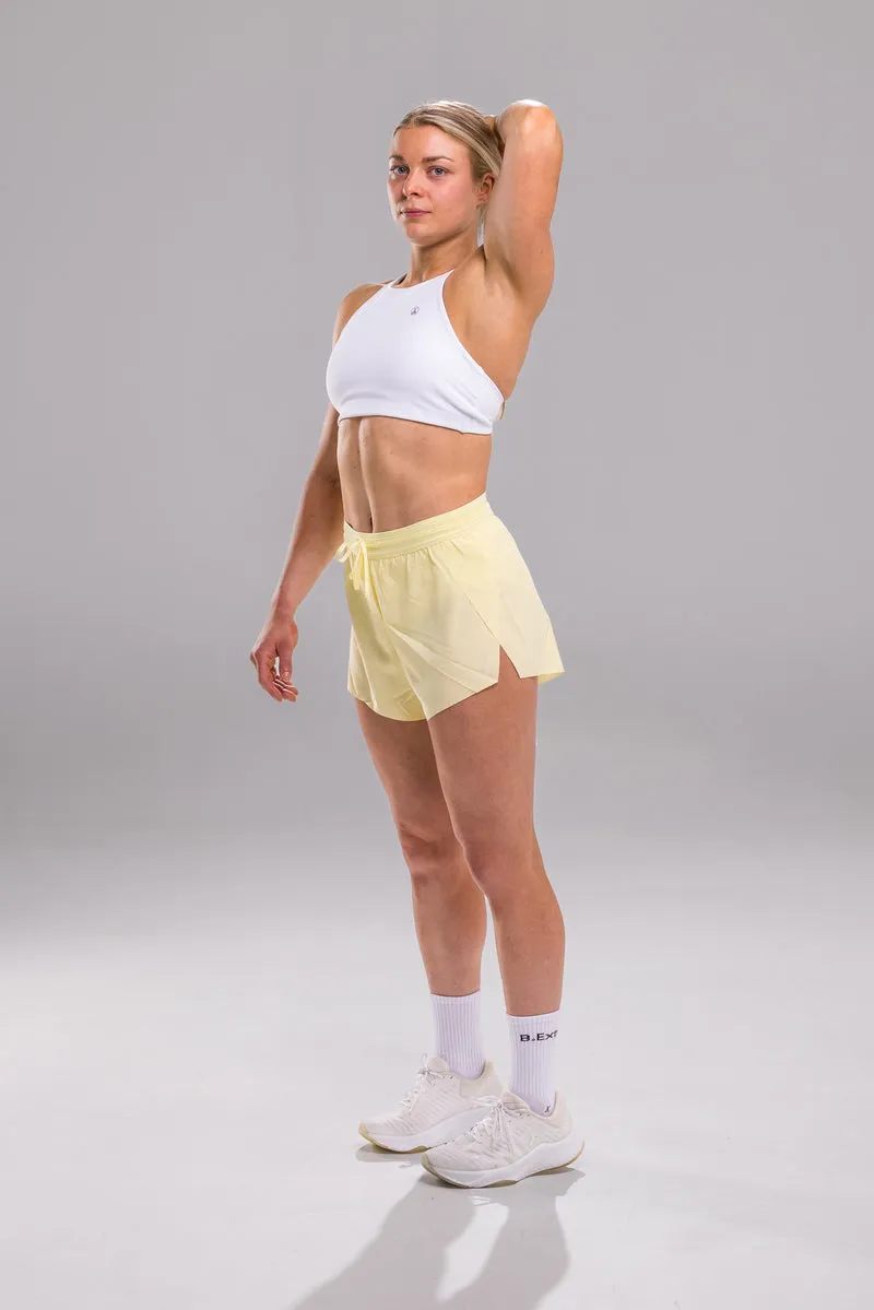 Halo Short Mid|High Rise - Lemon Butter