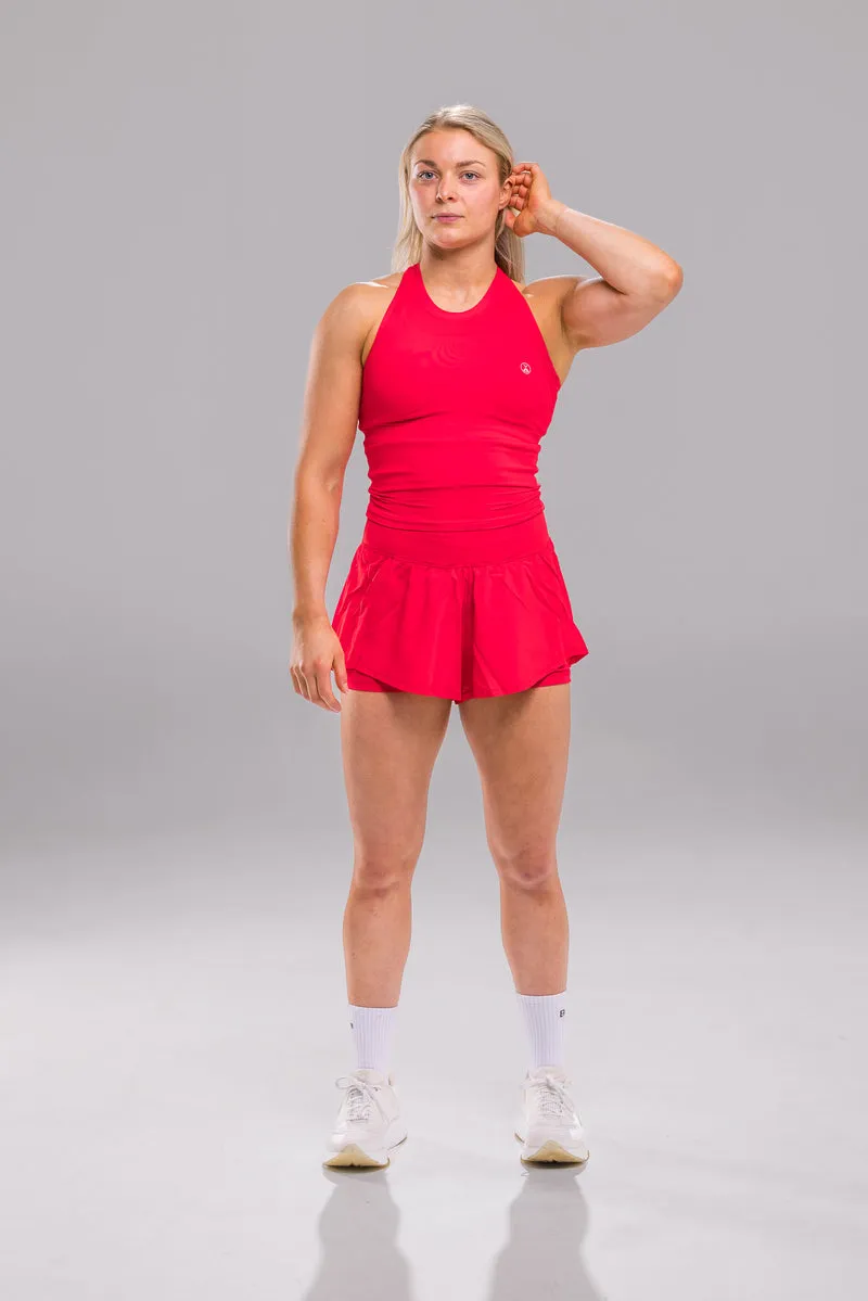 Airflow Tank Crop Top - Cayenne
