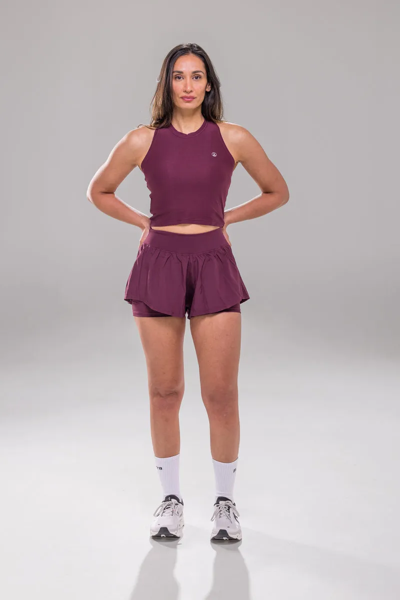 Airflow Tank Top - Cherry Lacquer