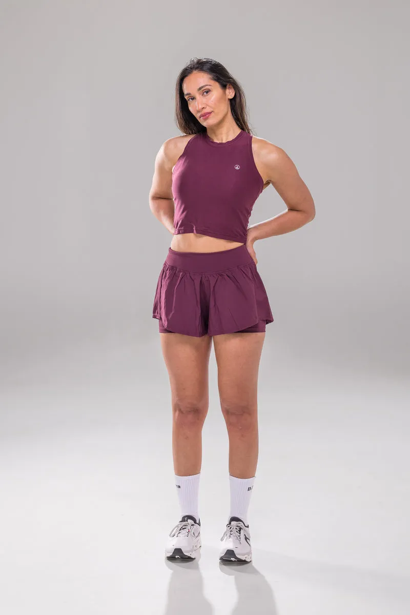 Airflow Tank Top - Cherry Lacquer