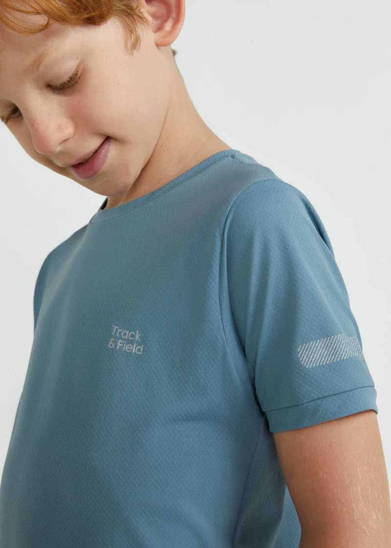 T-shirt Infantil Menino Manga Curta Sports
