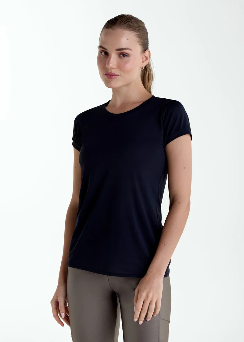 T-shirt Mulher Manga Curta Thermodry