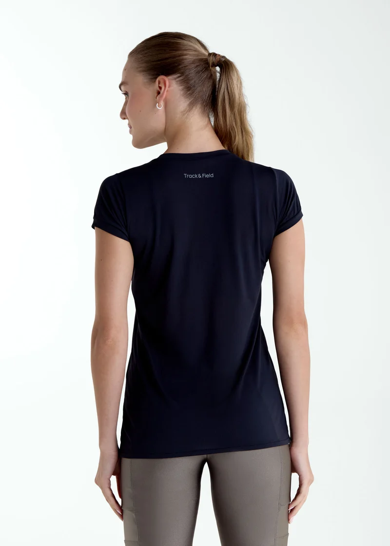 T-shirt Mulher Manga Curta Thermodry