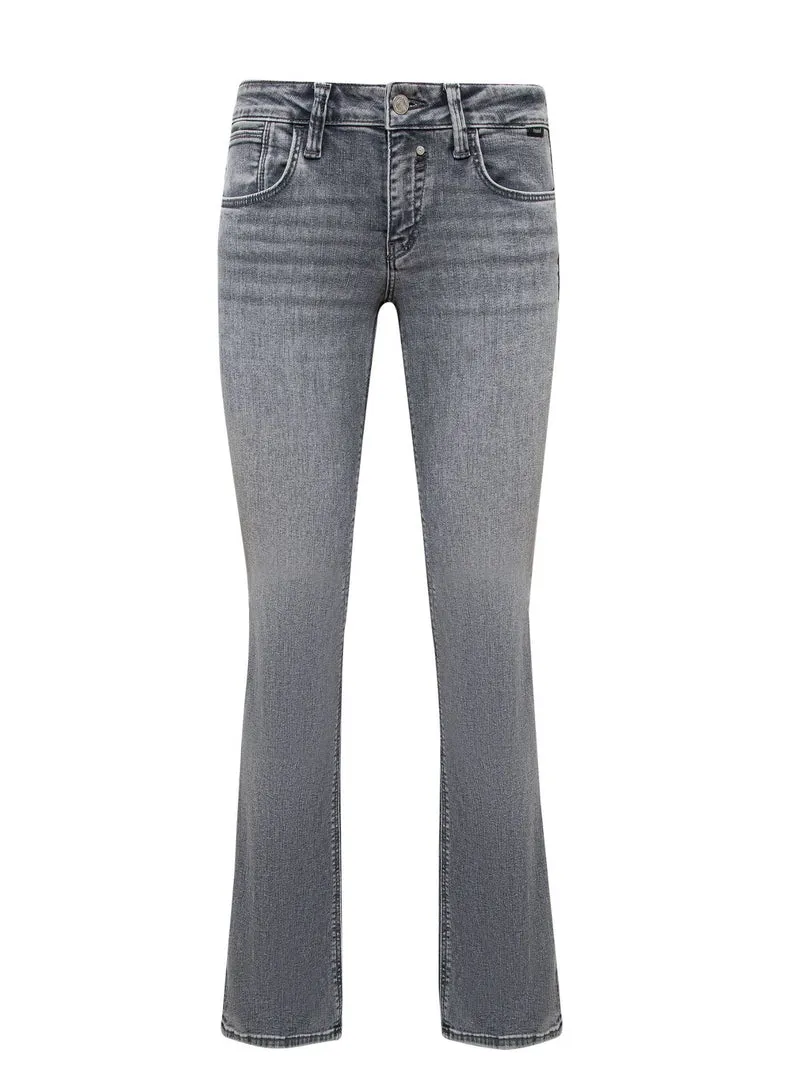 MAVI - Bella, Mid-Waist, Slim Bootcut, Rise Lt Smoke Str