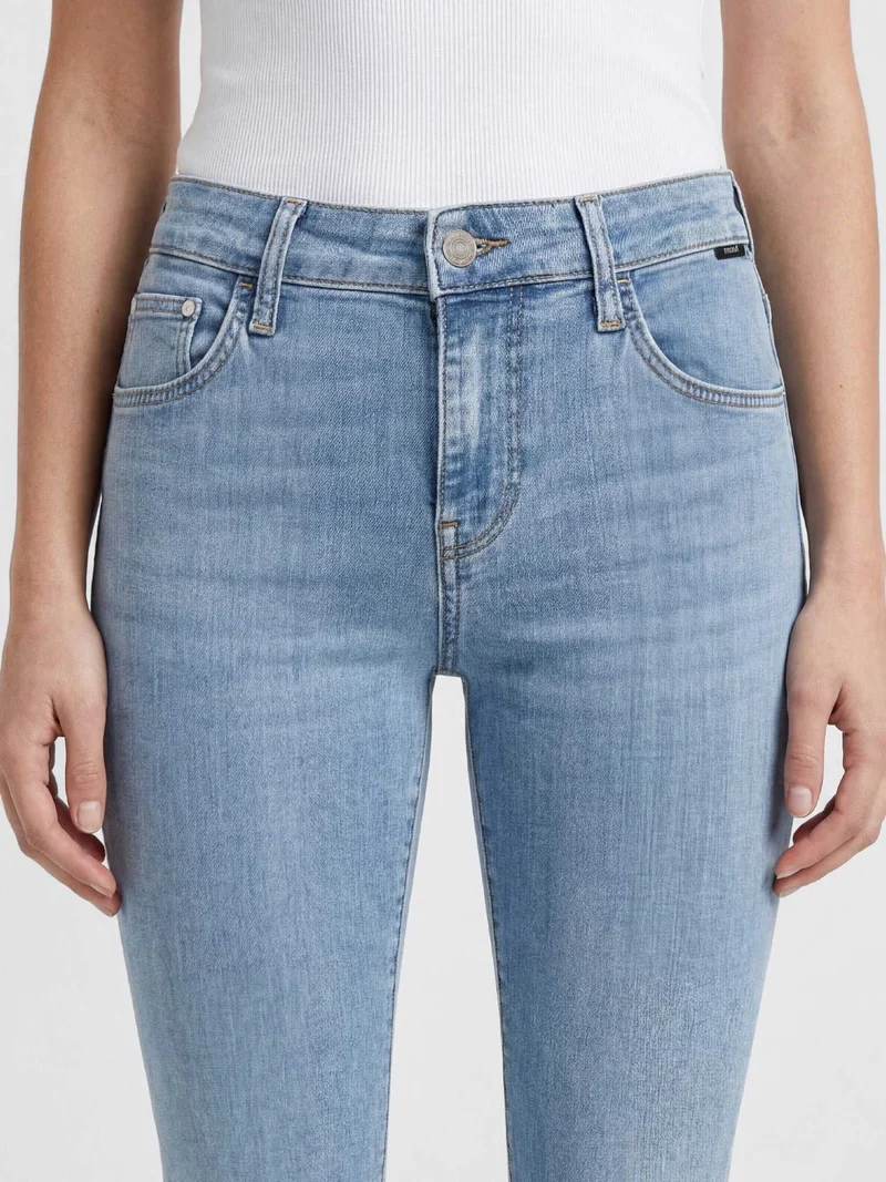 MAVI - ADRIANA, Skinny Fit, Mid-Waist, LT Brushed Str